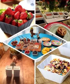 HIER_5420 12 Pack 7oz Modern Clear Square Plastic Bowls, Disposable Mini Dessert Bowls Disposable Dinnerware 10 HIER_5420 12 Pack 7oz Modern Clear Square Plastic Bowls, Disposable Mini Dessert Bowls Disposable Dinnerware