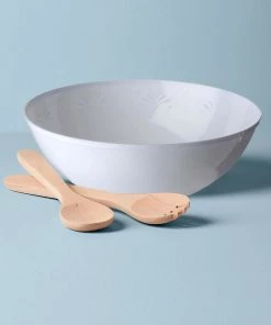 HIER_5420 4 Pack 32oz White Plastic Salad Bowls, Medium Disposable Serving Dishes Disposable Dinnerware 22 HIER_5420 4 Pack 32oz White Plastic Salad Bowls, Medium Disposable Serving Dishes Disposable Dinnerware