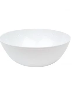 HIER_5420 4 Pack 32oz White Plastic Salad Bowls, Medium Disposable Serving Dishes Disposable Dinnerware 25 HIER_5420 4 Pack 32oz White Plastic Salad Bowls, Medium Disposable Serving Dishes Disposable Dinnerware