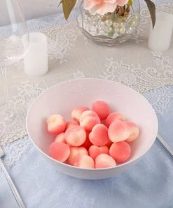 HIER_5420 4 Pack 32oz White Plastic Salad Bowls, Medium Disposable Serving Dishes Disposable Dinnerware 29 HIER_5420 4 Pack 32oz White Plastic Salad Bowls, Medium Disposable Serving Dishes Disposable Dinnerware