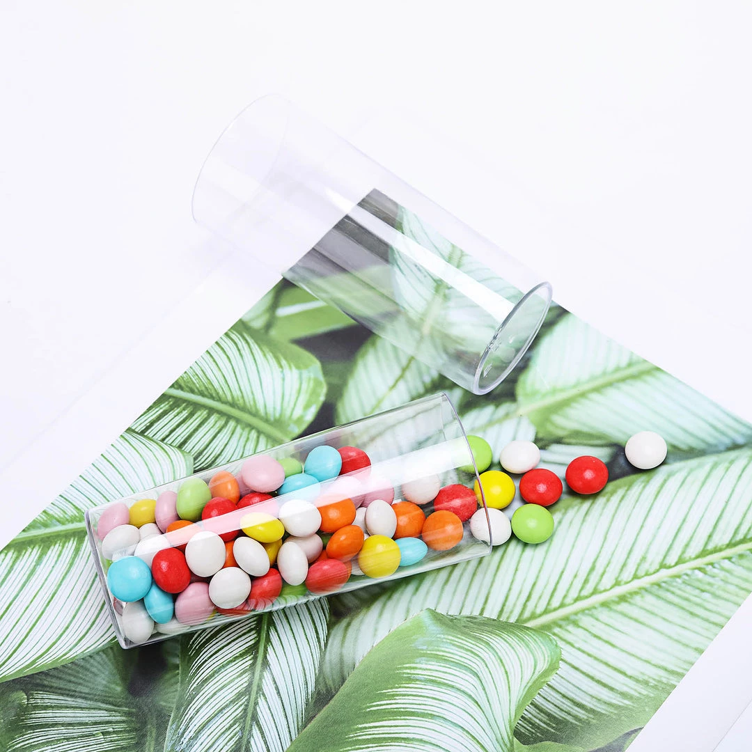 HIER_5430 Disposable Dinnerware 12 Pack 5oz Tall Slim Plastic Disposable Dessert Cups Shooter Glasses 11 HIER_5430 Disposable Dinnerware 12 Pack 5oz Tall Slim Plastic Disposable Dessert Cups Shooter Glasses