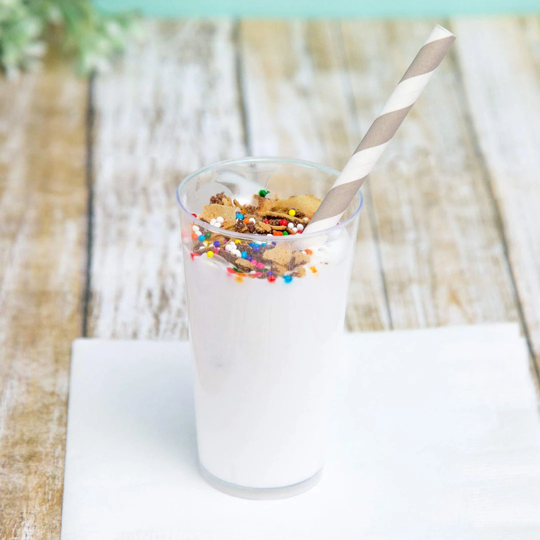 HIER_5430 Disposable Dinnerware 12 Pack 5oz Tall Slim Plastic Disposable Dessert Cups Shooter Glasses 1 HIER_5430 Disposable Dinnerware 12 Pack 5oz Tall Slim Plastic Disposable Dessert Cups Shooter Glasses