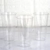 HIER_5430 Disposable Dinnerware 12 Pack 17oz Silver Glitter Sprinkled Plastic Cups Disposable Glasses
