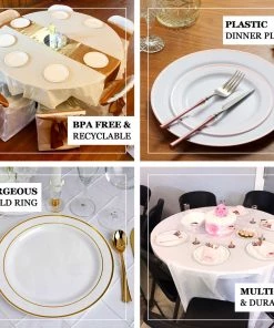 HIER_5440 Disposable Dinnerware 10 Pack - 9