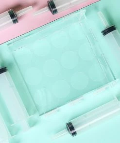 HIER_5410 Clear Acrylic Food Cone Display Stand | Jello Shot Syringes Tray Holder | 6