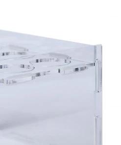 HIER_5410 Clear Acrylic Food Cone Display Stand | Jello Shot Syringes Tray Holder | 6