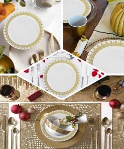 HIER_5440 Disposable Dinnerware 10 Pack - 10