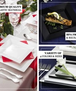 HIER_5443 Disposable Dinnerware 10 Pack - 6