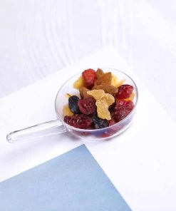 HIER_5460 12 Pack - 2" Heavy Duty Plastic Mini Saucepan Cups Bowls, Disposable Dinnerware - Clear