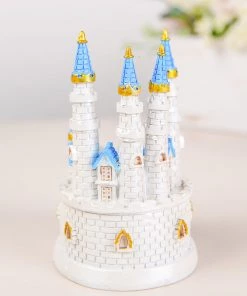 HIER_5320 4.5" Cinderella's Castle Cake Topper Figurine