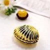 HIER_5320 12 Pack | 3.5" Gold Sea Shell Table Top Party Décor, Vase Fillers