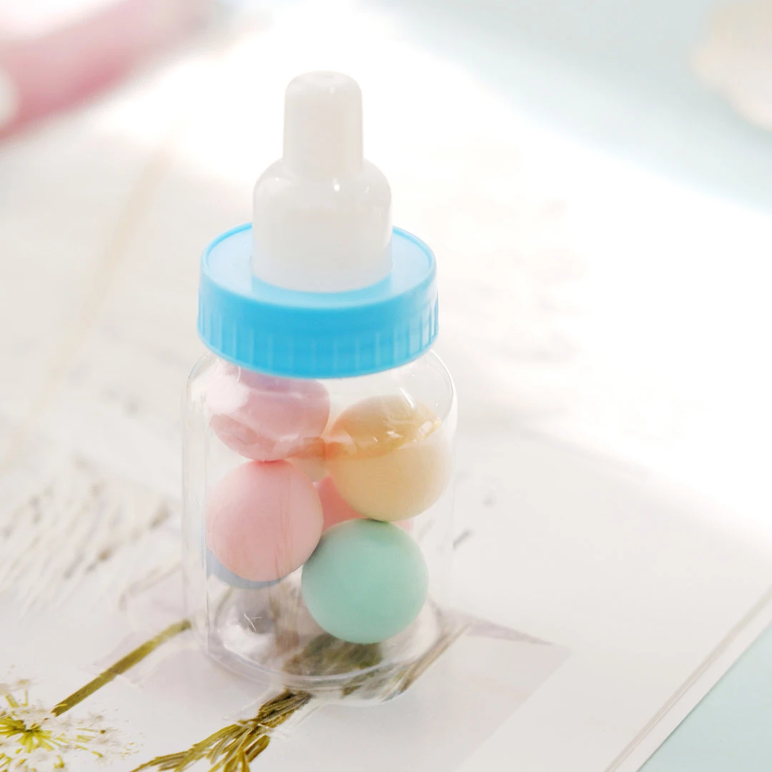 HIER_5320 12 Pack | 3.5" Blue Baby Bottle Party Favor Gift Candy Containers, Baby Shower Treat Boxes 7 HIER_5320 12 Pack | 3.5" Blue Baby Bottle Party Favor Gift Candy Containers, Baby Shower Treat Boxes