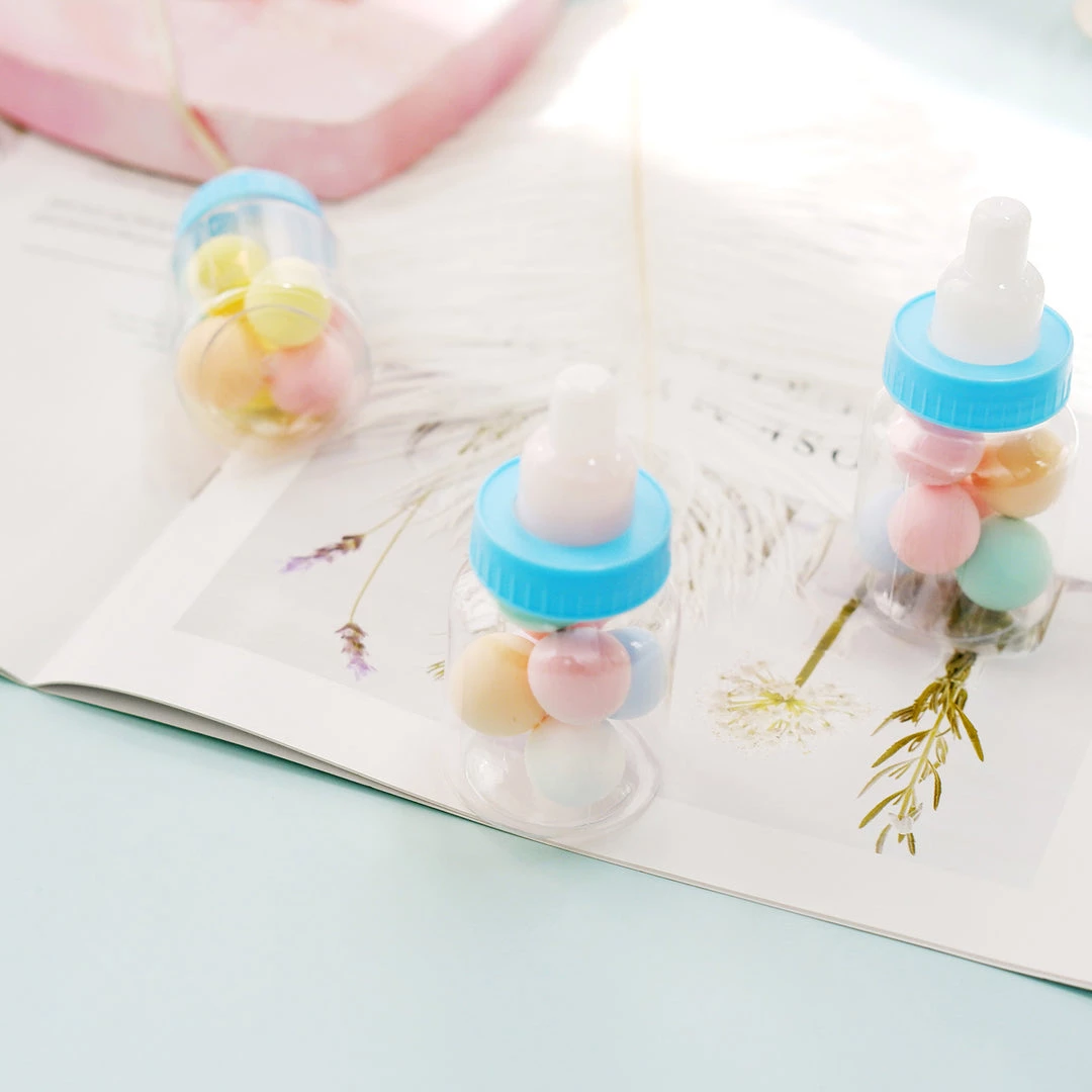 HIER_5320 12 Pack | 3.5" Blue Baby Bottle Party Favor Gift Candy Containers, Baby Shower Treat Boxes 9 HIER_5320 12 Pack | 3.5" Blue Baby Bottle Party Favor Gift Candy Containers, Baby Shower Treat Boxes