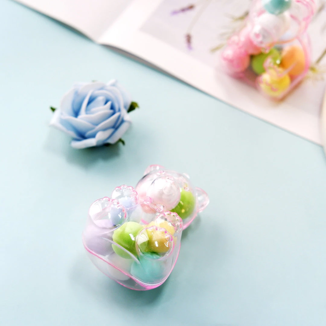 HIER_5320 12 Pack | 3" Pink Teddy Bear Party Favor Gift Candy Containers, Baby Shower Treat Boxes Theme Décor 6 HIER_5320 12 Pack | 3" Pink Teddy Bear Party Favor Gift Candy Containers, Baby Shower Treat Boxes Theme Décor