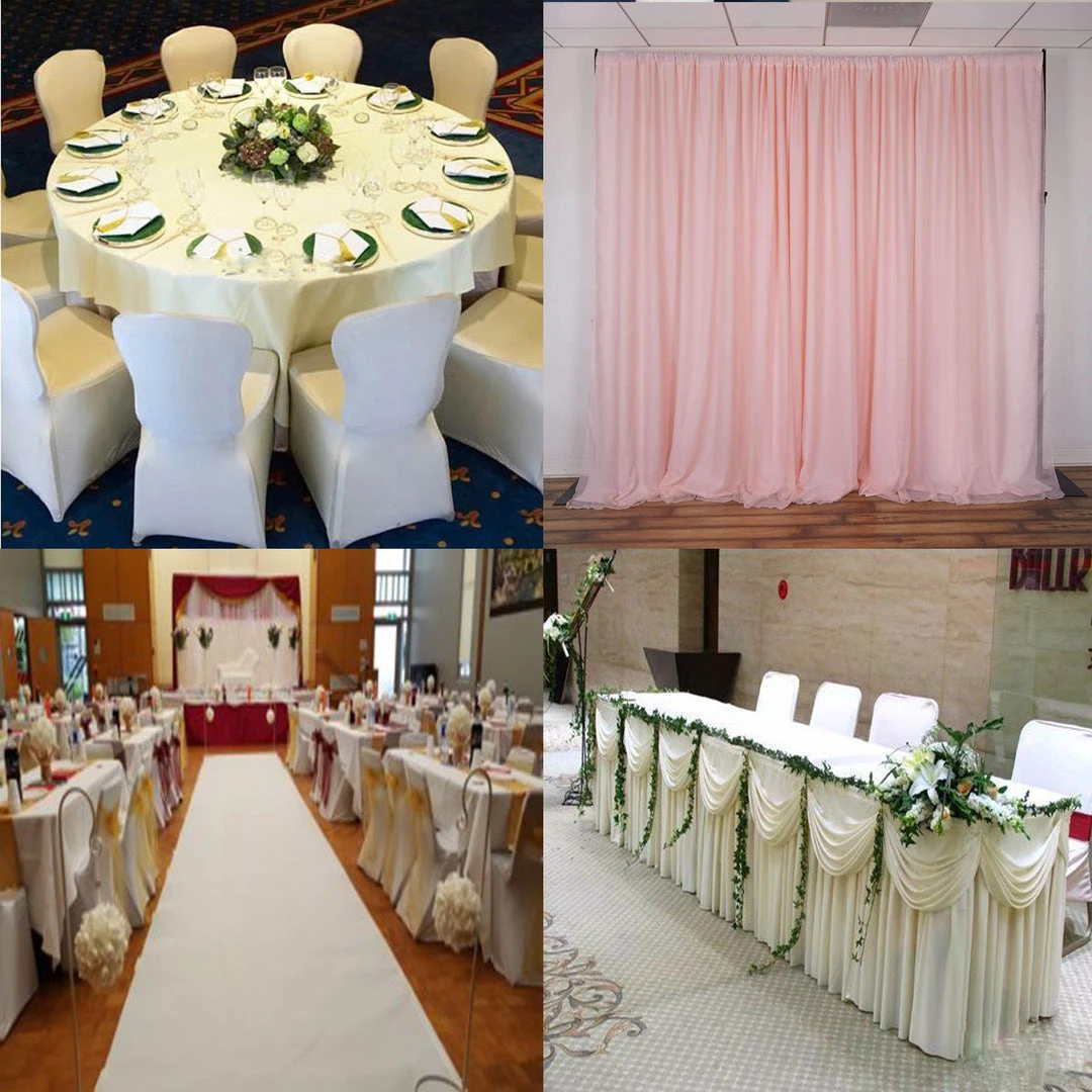 HIER_5210 54"x10 Yards Black Polyester Fabric Bolt DIY Craft Fabric Roll 6 HIER_5210 54"x10 Yards Black Polyester Fabric Bolt DIY Craft Fabric Roll