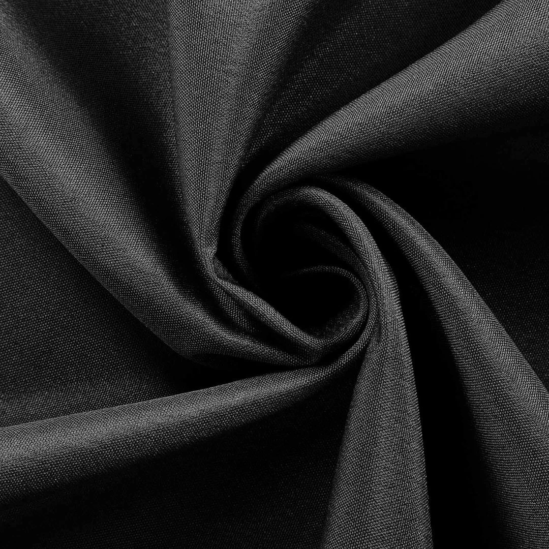 HIER_5210 54"x10 Yards Black Polyester Fabric Bolt DIY Craft Fabric Roll 3 HIER_5210 54"x10 Yards Black Polyester Fabric Bolt DIY Craft Fabric Roll