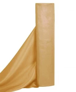 HIER_5210 Fabric Bolts & Bags 54"x10 Yards Gold Polyester Fabric Bolt DIY Craft Fabric Roll