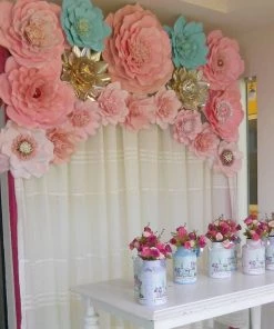 HIER_3400 Chargers & Centerpieces 6 Pack Lavender & Eggplant Assorted Size Paper Peony Flowers - 7" | 9" | 11" 18 HIER_3400 Chargers & Centerpieces 6 Pack Lavender & Eggplant Assorted Size Paper Peony Flowers - 7