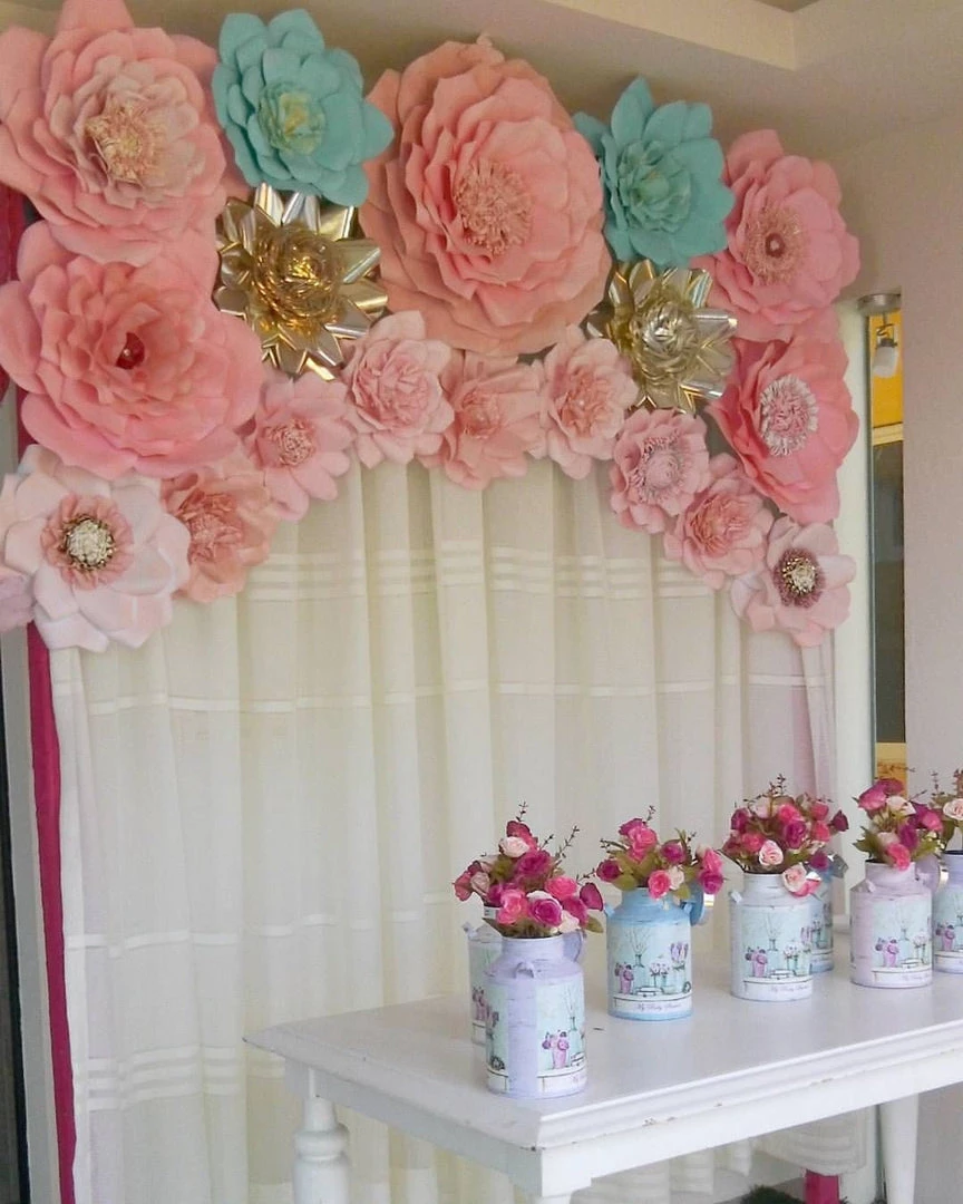 HIER_3400 Chargers & Centerpieces 6 Pack Lavender & Eggplant Assorted Size Paper Peony Flowers - 7" | 9" | 11" 8 HIER_3400 Chargers & Centerpieces 6 Pack Lavender & Eggplant Assorted Size Paper Peony Flowers - 7" | 9" | 11"