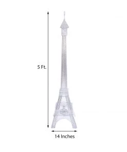 HIER_3630 59" Color Changing LED Metal Eiffel Tower 14 HIER_3630 59