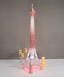 HIER_3630 59" Color Changing LED Metal Eiffel Tower 21 HIER_3630 59