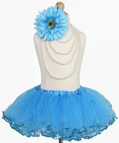 HIER_3500 Princess Shining Turquoise Tutu Skirt Big Clearance Sale