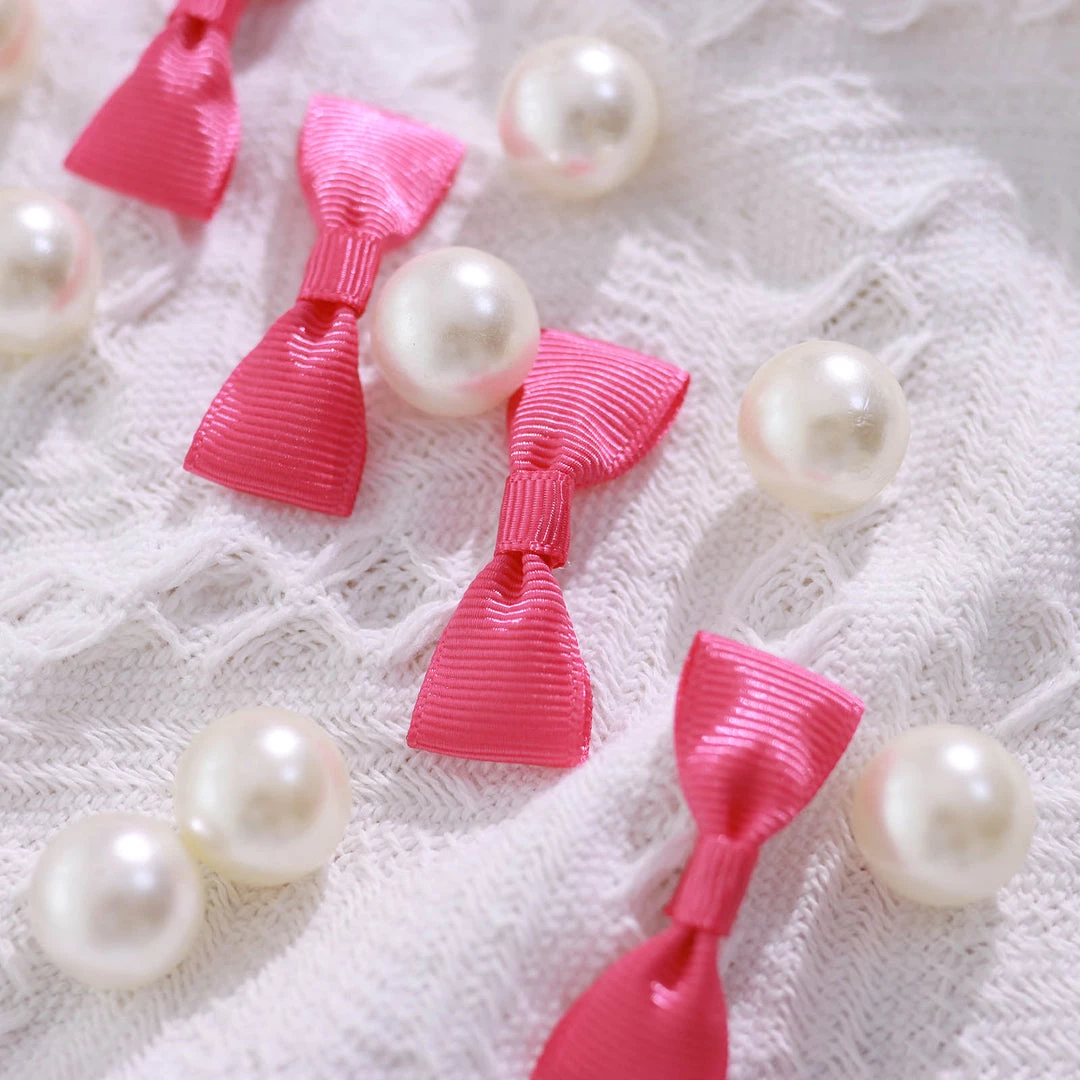 HIER_5146 Tabletop Decor 50 Pcs | 1.5" Fuchsia Grosgrain Pre Tied Ribbon Bows, Gift Basket Party Favor Bags Decor - Polyester 4 HIER_5146 Tabletop Decor 50 Pcs | 1.5" Fuchsia Grosgrain Pre Tied Ribbon Bows, Gift Basket Party Favor Bags Decor - Polyester