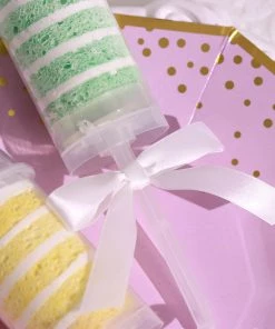 HIER_5146 Tabletop Decor 50 Pcs | 3" Satin Ribbon Bows With Twist Ties, Gift Basket Party Favor Bags Decor - White Classic Style 13 HIER_5146 Tabletop Decor 50 Pcs | 3