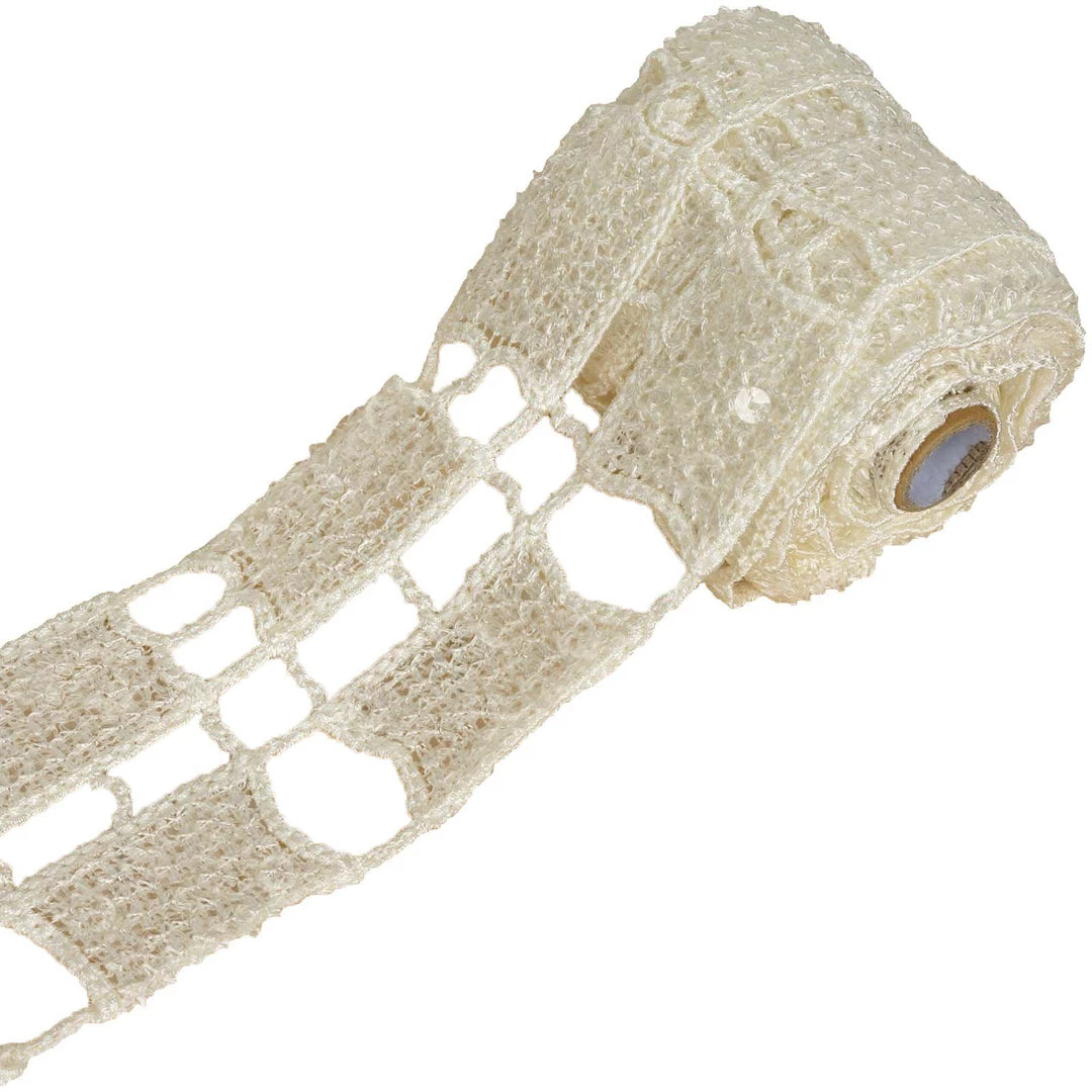 HIER_5140 Sequin Stitch Crochet | 4" X 5 Yards | 1 Bolt | White | Rectangle Granny Square Afghan Pattern - Clearance SALE Fabric Bolts & Bags 3 HIER_5140 Sequin Stitch Crochet | 4" X 5 Yards | 1 Bolt | White | Rectangle Granny Square Afghan Pattern - Clearance SALE Fabric Bolts & Bags