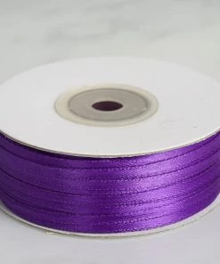 HIER_5143 100 Yards 1/8" Purple Satin Ribbon 6 HIER_5143 100 Yards 1/8