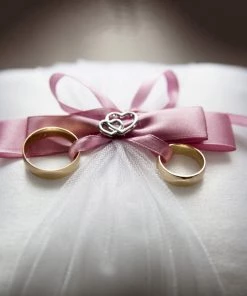 HIER_5143 100 Yards 7/8" Rose Gold | Blush Satin Ribbon