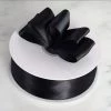 HIER_5143 50 Yards 1.5" DIY Black Satin Ribbon