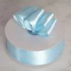 HIER_5143 50 Yards 1.5" DIY Baby Blue Satin Ribbon Fabric Bolts & Bags