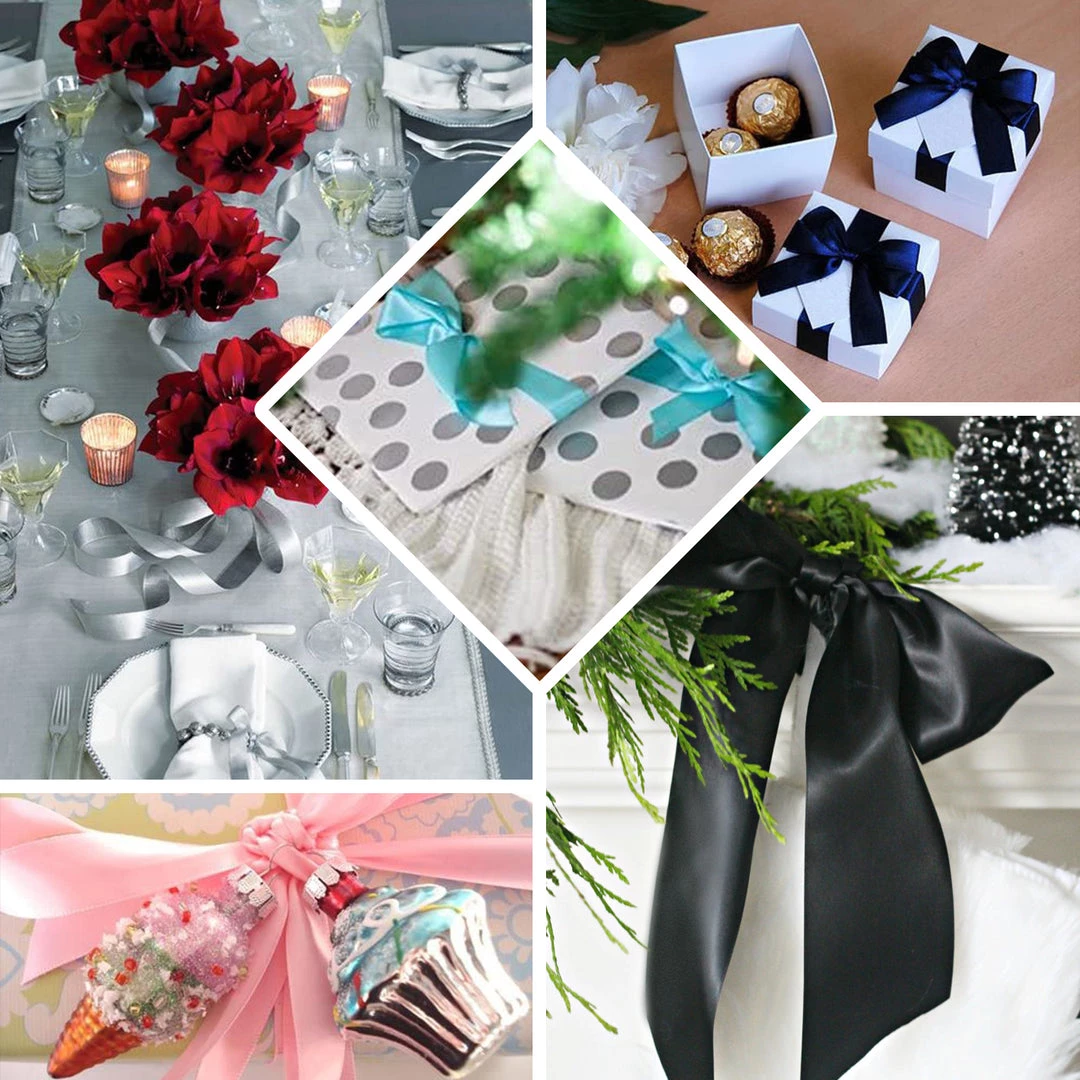 HIER_5143 50 Yards 1.5" Gold Satin Single Faced Ribbon Wholesale 5 HIER_5143 50 Yards 1.5" Gold Satin Single Faced Ribbon Wholesale