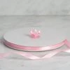 HIER_5143 Fabric Bolts & Bags 100 Yards 3/8" Pink Decorative Satin Ribbon