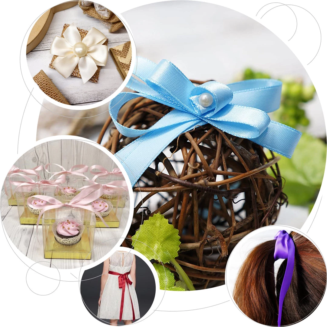 HIER_5143 Fabric Bolts & Bags 100 Yards 7/8" Silver Satin Ribbon 5 HIER_5143 Fabric Bolts & Bags 100 Yards 7/8" Silver Satin Ribbon