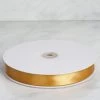 HIER_5143 100 Yards 7/8" Gold Satin Ribbon