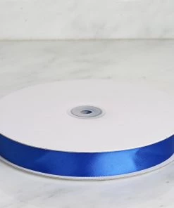 HIER_5143 Fabric Bolts & Bags 100 Yards 7/8" Royal Blue Satin Ribbon