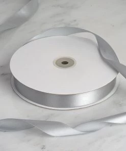 HIER_5143 Fabric Bolts & Bags 100 Yards 7/8" Silver Satin Ribbon 8 HIER_5143 Fabric Bolts & Bags 100 Yards 7/8