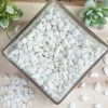 HIER_4830 Chargers & Centerpieces Pack Of 2 Lbs | White Decorative Crushed Gravel | Pebble Stone Vase Fillers - Clearance SALE