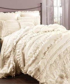 HIER_5160 25 Yards Ivory Insertion Ruffled Lace Trim On Satin Edged Organza Fabric 9 HIER_5160 25 Yards Ivory Insertion Ruffled Lace Trim On Satin Edged Organza Fabric