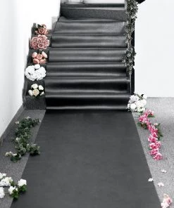 HIER_3900 Black Sparkle Glitter Wedding Aisle Runner, Non-Woven Red Carpet Runner Prom, Hollywood, Glam Parties - 3FT X 50FT Big Event Backdrops & Décor 22 HIER_3900 Black Sparkle Glitter Wedding Aisle Runner, Non-Woven Red Carpet Runner Prom, Hollywood, Glam Parties - 3FT X 50FT Big Event Backdrops & Décor