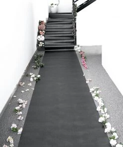 HIER_3900 Black Sparkle Glitter Wedding Aisle Runner, Non-Woven Red Carpet Runner Prom, Hollywood, Glam Parties - 3FT X 50FT Big Event Backdrops & Décor 18 HIER_3900 Black Sparkle Glitter Wedding Aisle Runner, Non-Woven Red Carpet Runner Prom, Hollywood, Glam Parties - 3FT X 50FT Big Event Backdrops & Décor