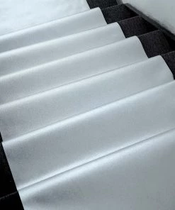 HIER_3900 Aisle Runners Silver Sparkle Glitter Wedding Aisle Runner, Non-Woven Red Carpet Runner Prom, Hollywood, Glam Parties - 3FT X 50FT