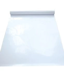 HIER_3900 Big Event Decor | Large Scale Party Props White Glossy Mirrored Wedding Aisle Runner, Non-Woven Red Carpet Runner - Prom, Hollywood, Glam Parties - 3ftx65ft