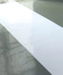 HIER_3900 Big Event Decor | Large Scale Party Props White Glossy Mirrored Wedding Aisle Runner, Non-Woven Red Carpet Runner - Prom, Hollywood, Glam Parties - 3ftx65ft