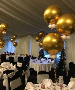 HIER_3213 2 Pack | 18" 4D Lavender Sphere Mylar Foil Helium Or Air Balloons Big Event Backdrops & Décor 25 HIER_3213 2 Pack | 18