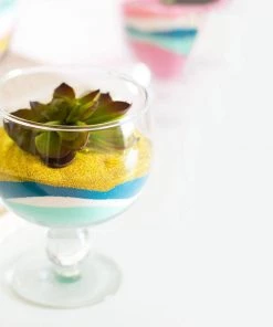 HIER_5110 Chargers & Centerpieces 1 Pound | Lemon Yellow Decorative Colored Sand For Vase Filler