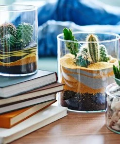 HIER_5110 Chargers & Centerpieces 1 Pound | Lemon Yellow Decorative Colored Sand For Vase Filler