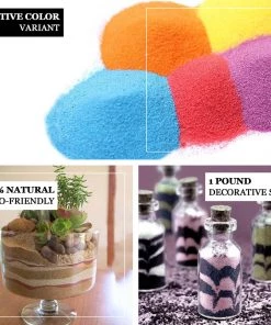HIER_5110 1 Pound | Natural Tan Decorative Colored Sand For Vase Filler Chargers & Centerpieces 11 HIER_5110 1 Pound | Natural Tan Decorative Colored Sand For Vase Filler Chargers & Centerpieces